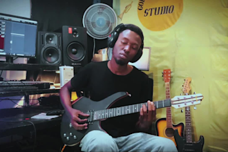 record professional lead and rhythm guitar tracks for your song