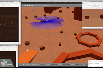 do robotics simulation, path planning and object detection in ros and gazebo