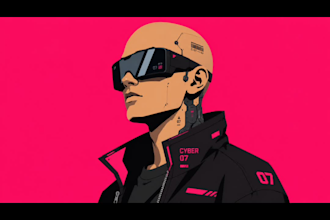 create cinematic anime and cyberpunk ai illustrations