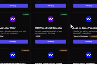 let you create and deploy webapps in minutes