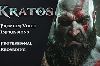 make a deep voice over like kratos, from god of war