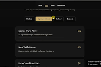 develop a responsive modern website with vibe coding