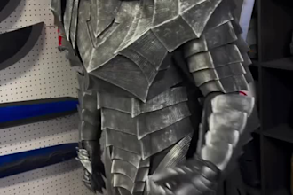 create 3d wearable anime cosplay props and armor for 3d printing for anime expo