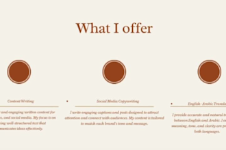 create engaging content, translations, and brand messaging