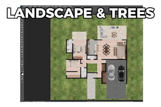 do professional architectural floor plan rendering