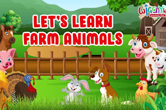 cocmelon style 3d kids cartoon video ai nusery rhymes 3d pixar style animation