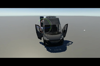 create 3d car models with and without interior gameready