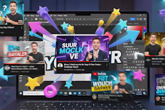design eyecatching viral youtube thumbnails for high CTR