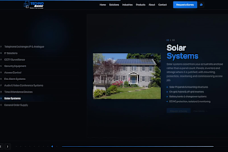 create a modern animated website with mern stack and interactive UI