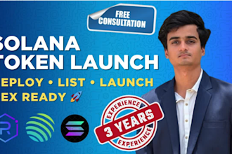 deploy your solana token and list it on dex