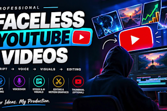 create faceless youtube video creator , video script you tube shorts voiceover