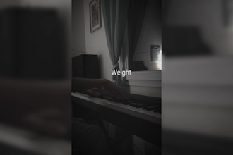 create deep, dark and melancholic emotional piano composition