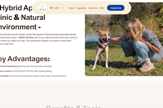 create a landing page using framer