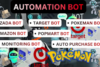 do ecommerce automation bot, auto purchase bot, auto checkout bot