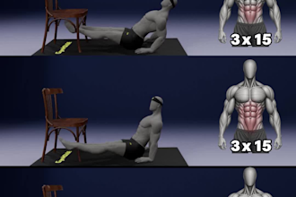 design professional 3d exercise videos for gyms