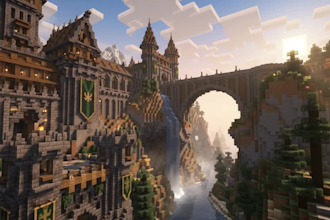 build custom minecraft maps, servers, spawns, castles and worlds