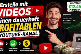 erstelle mit videos einen dauerhaft profitablen youtube kanal