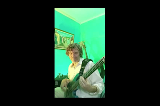 record professional electric bass for your song