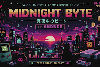 chiptune music background music synth wave beat ninetedo vgm 8 bit music