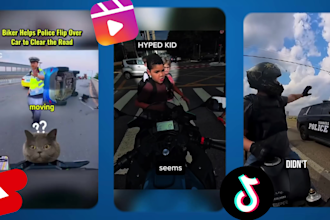 edit short for tiktok, reels and youtube