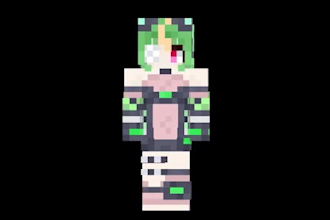design quality minecraft skin render for you