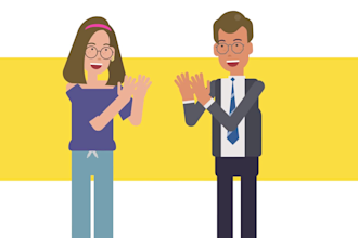 create a professional vyond 2d animated explainer video
