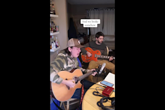 write and record custom indie folk acoustic folk  and americana song