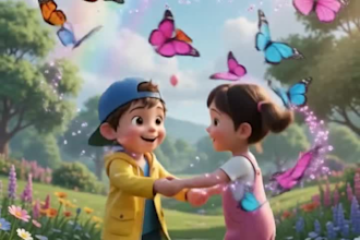 create ai kids videos for youtube shorts, facebook reels