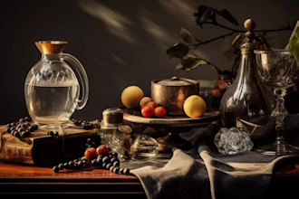 create ai digital art illustration hyper realistic painting