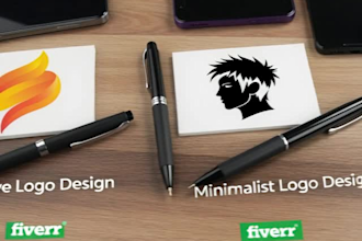 create a professional unique minimalist business logo design
