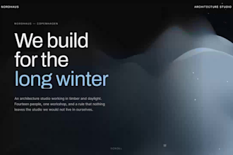 build an animated and interactive 3d website
