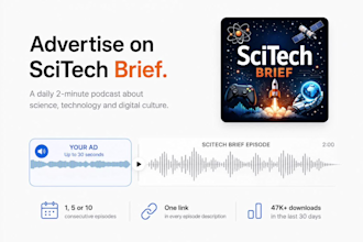 advertise your business on my science podcast