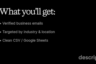 b2b lead generation with verified email leads