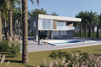 create a realistic 3d architectural rendering videos