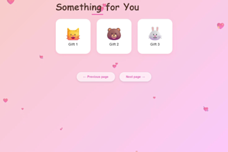 design a beautiful valentine love website or proposal page