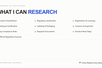 research china import requirements for your product