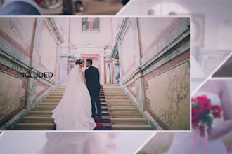 create a photo slideshow video for weddings, birthdays and special events