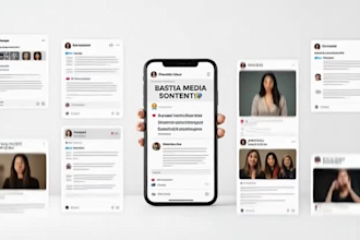 do social media facebook instagram posts and carousel design