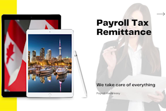 process canadian payroll using qbo with t4 year end support