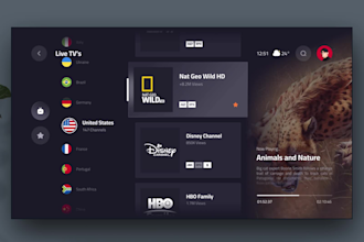 build ott smart TV app for roku, samsung, iptv, fire TV, android and apple TV