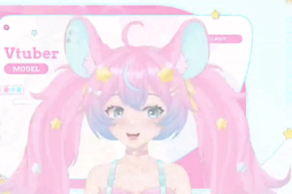 design and rig custom live2d vtuber model anime avatar indie vtuber debut stream