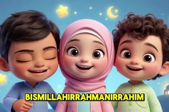 do ai islamic kids learning video quran animation for kids 3d kids video editing