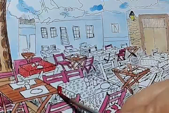 ilustraciones únicas a mano en acuarela y tinta china para tus proyectos