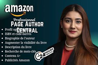 créer une page author central pour amazon kindle KDP