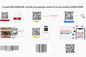 create custom qr code and barcode for business or product