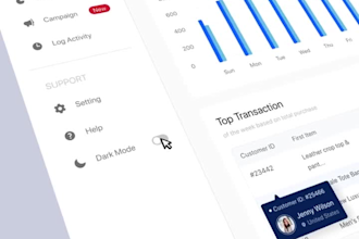 develop premium minimalist admin dashboard frontend saas UI