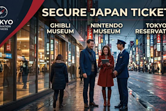 reserve pokemon cafe, kirby cafe, nintendo museum and japan attraction tickets