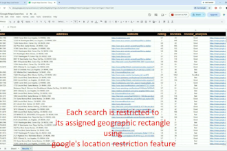 develop google maps lead generation and automation