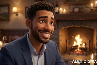 create 3d pixar ai proposal video 3d romantic storytelling 3d ai proposal video