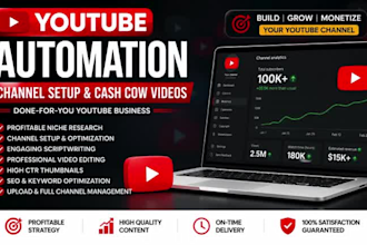 setup high CPM youtube automation channel and create engaging cash cow videos